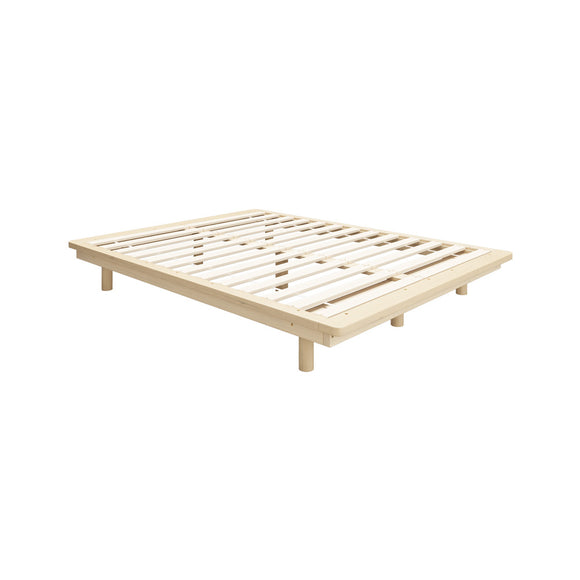 NNEED Bed Frame Queen Size Wooden Bed Base Timber Platform