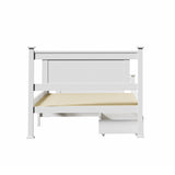 NNEED Wooden Bed Frame Single with Storage Drawers Trundles