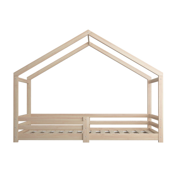 NNEED Bed Frame Wooden Single Size Timber House Frame