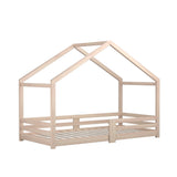 NNEED Bed Frame Wooden Single Size Timber House Frame