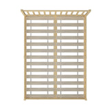 NNEED Wooden Bed Frame Queen Size Slat Support