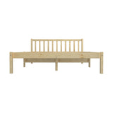 NNEED Wooden Bed Frame Queen Size Slat Support