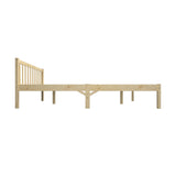 NNEED Wooden Bed Frame Queen Size Slat Support