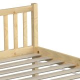 NNEED Bed Frame Single Size Wooden Kids Bed