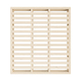 NNEED Wooden Bed Frame King Size Cage-like Base