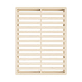 NNEED Wooden Bed Frame Queen Size Cage-like Base