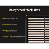 NNEDSZ Artiss Bed Frame Double Size Gas Lift Grey NINO