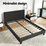NNEDSZ Artiss Bed Frame Double Size Charcoal NEO