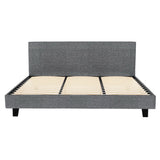 NNEDSZ Artiss Bed Frame King Size Grey NEO
