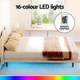 NNEDSZ Artiss Bed Frame Queen Size Boucle Beige SASA