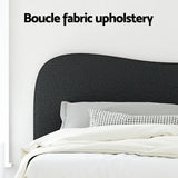 NNEDSZ Artiss Bed Frame Double Size Boucle DARA