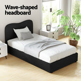 NNEDSZ Artiss Bed Frame King Single Size Boucle DARA