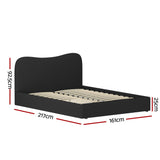 NNEDSZ Artiss Bed Frame Queen Size Boucle DARA