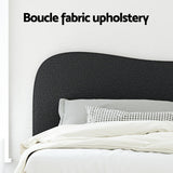 NNEDSZ Artiss Bed Frame Queen Size Boucle DARA
