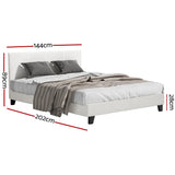 NNEDSZ Artiss Bed Frame Double Size Boucle NEO