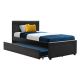 NNEDSZ Artiss Bed Frame King Single Size Trundle Daybed Black