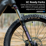 NNEMB Titan 9+ Electric Mid Drive Dual Suspension Mountain Bike eMTB, Large Frame, Dark Grey