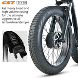 NNEMB Electric Fat Tyre Tricycle, 500W, Throttle, Hydraulic Disc Brakes, Alloy Frame, Suspension, Black