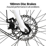 NNEMB Electric Fat Tyre Cruiser Bike, with Throttle, Step-Through eBike, White