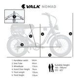 NNEMB Electric Fat Tyre Bike, 500W, 45km/hr, Throttle ebike, Disc Brakes, Shimano 7 spd, 20x4' Kenda Tyres, Suspension, Black