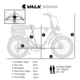 NNEMB Electric Fat Tyre Bike, 500W, 45km/hr, Throttle ebike, 20x4' Kenda Tyres, Shimano 7 spd, Suspension, Black