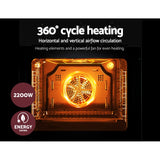 NNEDSZ Devanti 60cm Electric Built In Wall Oven Stainless Steel