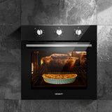 NNEDSZ Devanti 60cm Electric Built In Wall Oven Stainless Steel