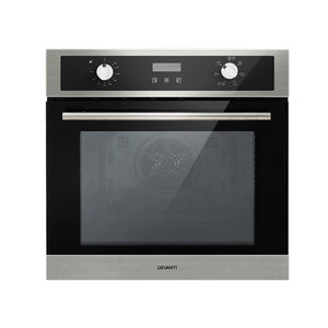NNEDSZ Electric Built In Wall Oven 80L Convection Grill Ovens Stainless Steel