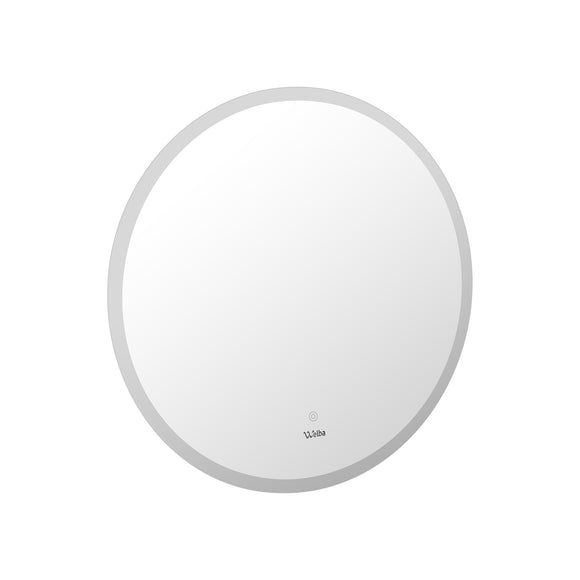 NNEED Bathroom LED Mirror 80cm Round Wall Mounted