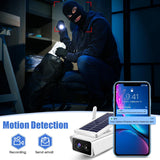 Solar-Powered 1080P Wifi Security Camera With Motion Detection And Night Vision-1915197936283815940