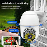 Outdoor Dome Camera With 1080P Hd Wifi Night Vision Two-Way Voice And Motion Detection-1915196611110244356