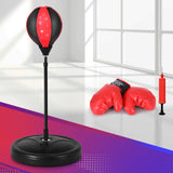 NNEDSZ Punching Boxing Bag Stand Set Gloves with Pump Height Adjustable