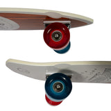 NNEDPE Kryptonics 23-inch Mini Fat Cruiser Board Skateboard - Liberty Blue