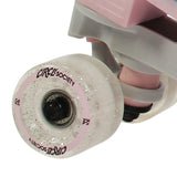 NNEDPE Circle Society Adjustable Kids Quad Roller Skates - Cotton Candy