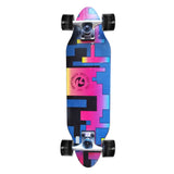 NNEDPE Kryptonics 26-inch Skateboard Mini Cutaway Cruiser Board - 89 IS Fine