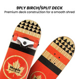 NNEDPE Maple TGT 31-inch Masters Series Popsicle Skateboard - Kids