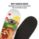 NNEDPE Kryptonics 31-inch Star Series Complete Skateboard