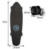 NNEDPE Kryptonics 28-Inch Skateboard Cruiser Board - Negative