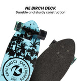 NNEDPE Kryptonics 28-Inch Skateboard Cruiser Board - Negative