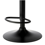 NNEED 4x Bar Stools with Gas Lift Swivel Wooden PU Leather