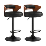 NNEED 4x Bar Stools with Gas Lift Swivel Black