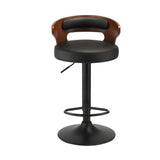 NNEED 4x Bar Stools with Gas Lift Swivel Black