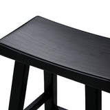 NNEED 4X Bar Stools Wooden Counter Chairs Black