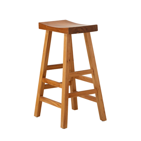 NNEED Bar Stool Wooden Counter Chairs Natural