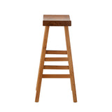 NNEED Bar Stool Wooden Counter Chairs Natural