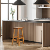 NNEED Bar Stool Wooden Counter Chairs Natural