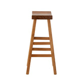 NNEED 2X Bar Stool Wooden Counter Chairs Natural