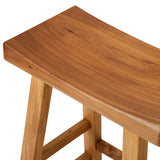 NNEED 2X Bar Stool Wooden Counter Chairs Natural