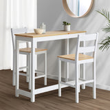 NNEED 3PCS Bar Set Cafe Table&2 Stools