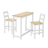NNEED 3PCS Bar Set Cafe Table&2 Stools